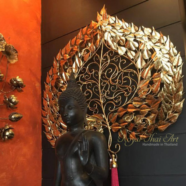 Tableau Peinture Thailande Large Metal Tree Wall Art Golden Banyan